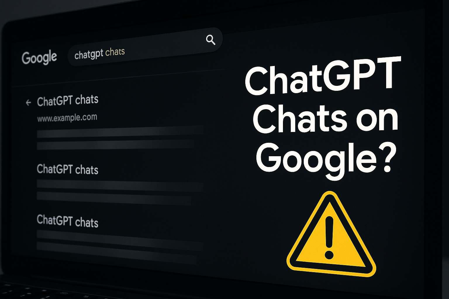 00,000 ChatGPT chats leaked via Google Search